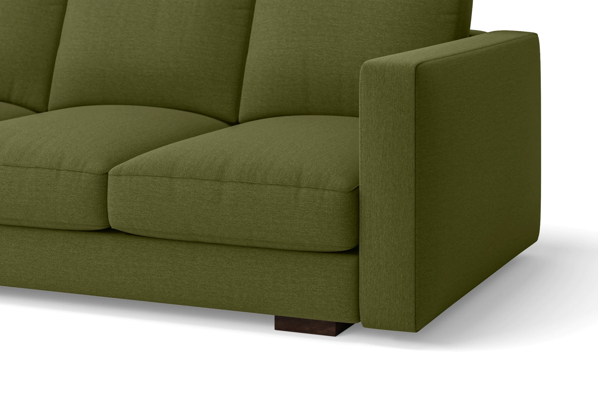 Messina 2 Seater Sofa Olive Linen Fabric