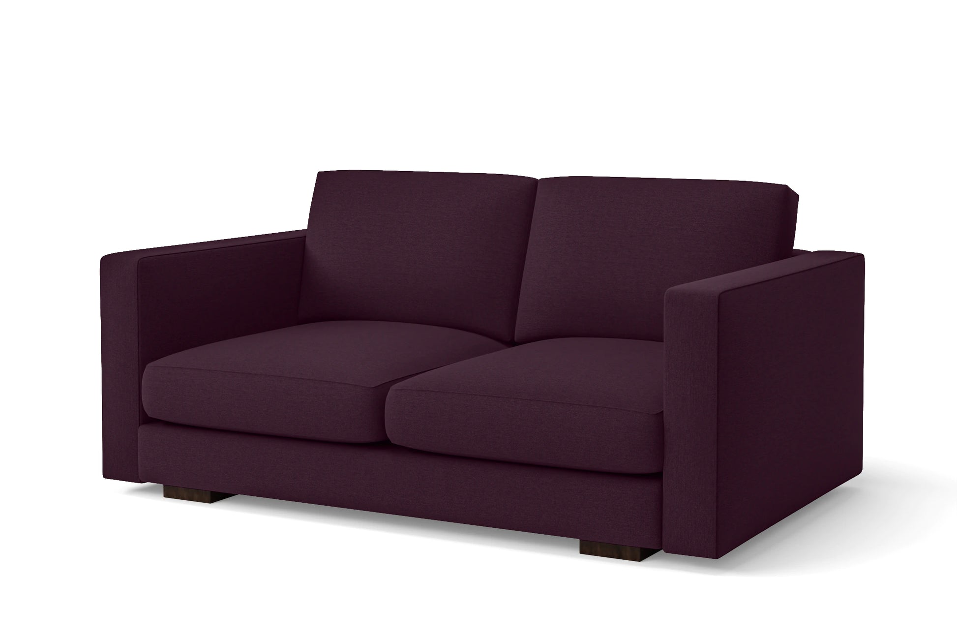 Messina 2 Seater Sofa Purple Linen Fabric