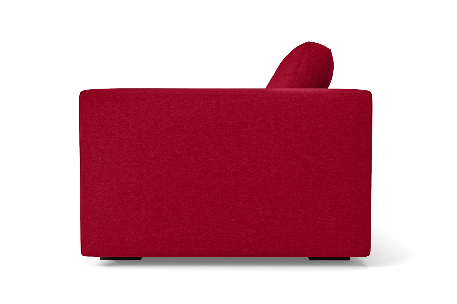 Messina 2 Seater Sofa Red Linen Fabric