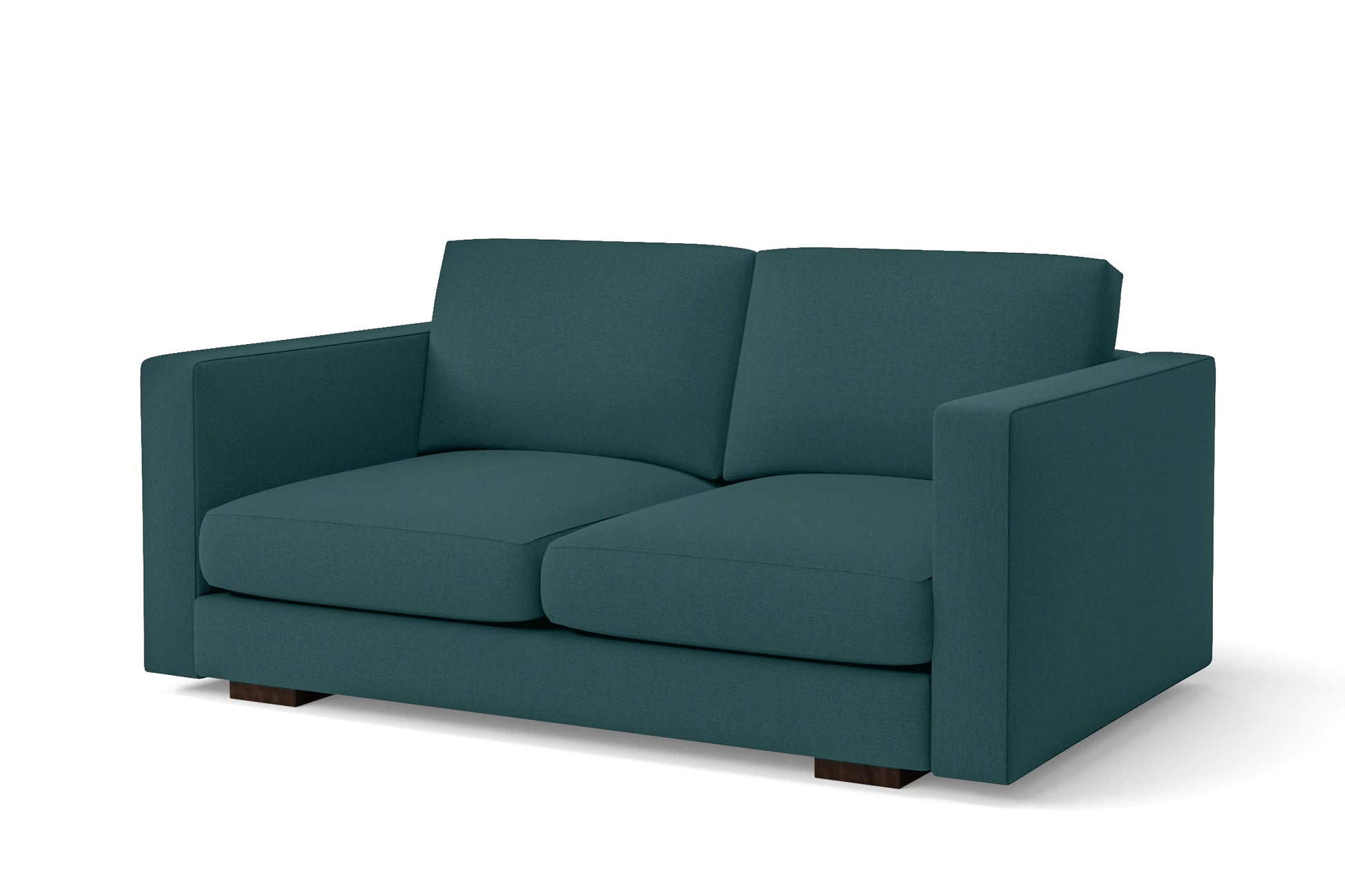 Messina 2 Seater Sofa Teal Linen Fabric