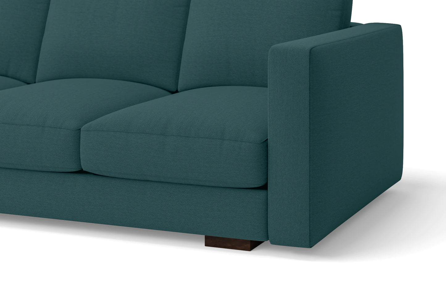 Messina 2 Seater Sofa Teal Linen Fabric