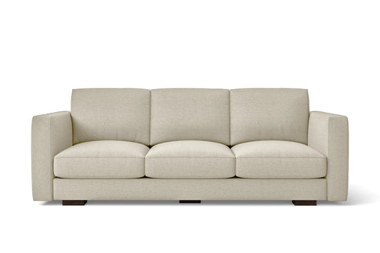 Messina 3 Seater Sofa Cream Linen Fabric