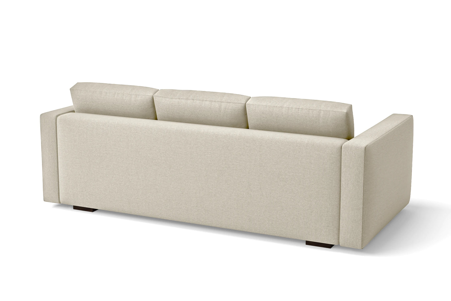 Messina 3 Seater Sofa Cream Linen Fabric