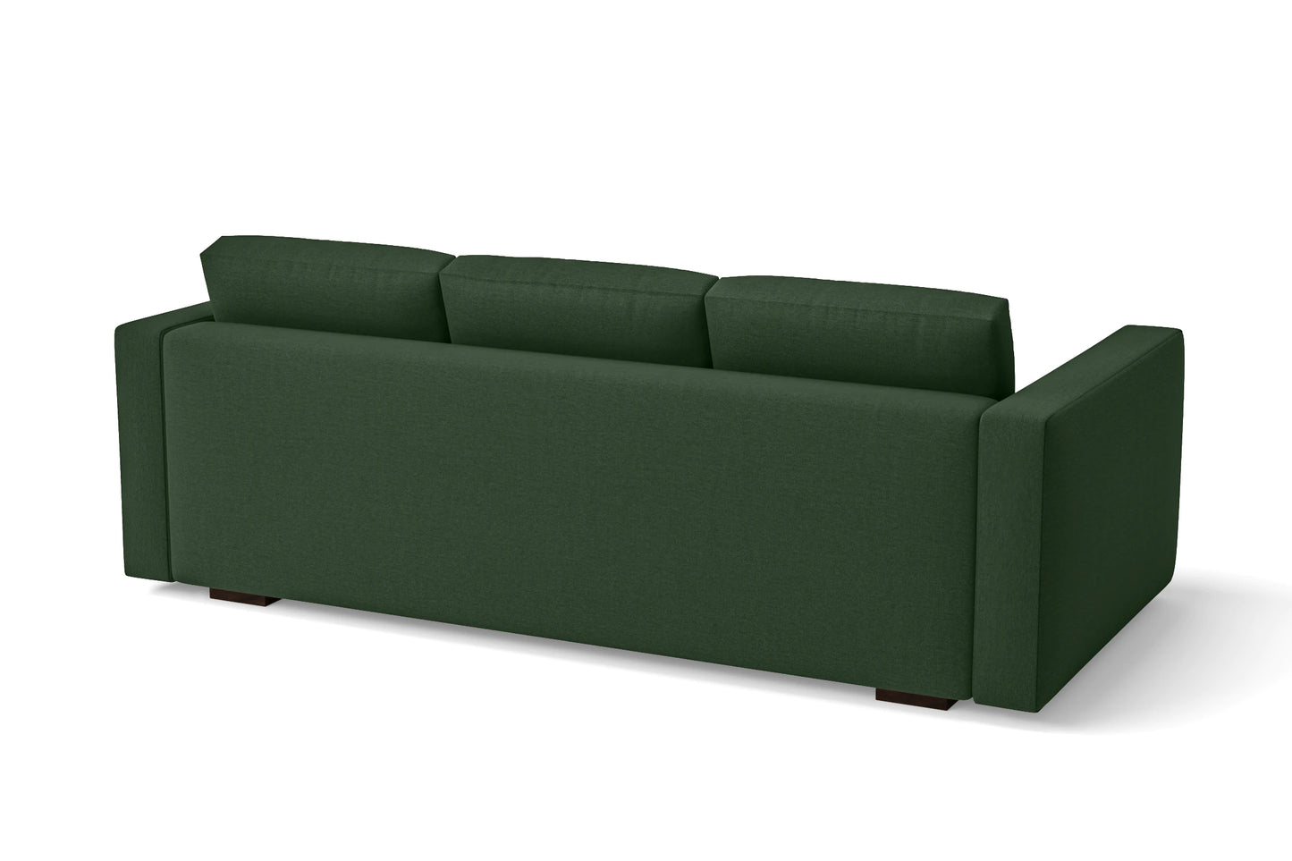 Messina 3 Seater Sofa Forest Green Linen Fabric