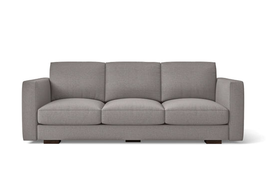 Messina 3 Seater Sofa Grey Linen Fabric