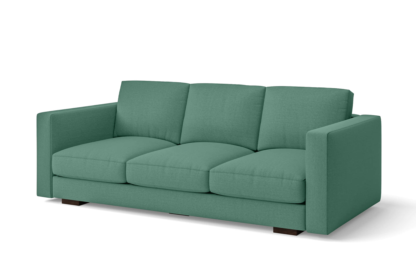 Messina 3 Seater Sofa Mint Green Linen Fabric