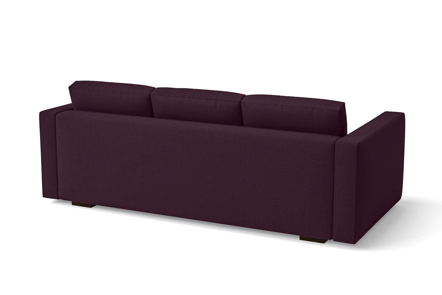 Messina 3 Seater Sofa Purple Linen Fabric