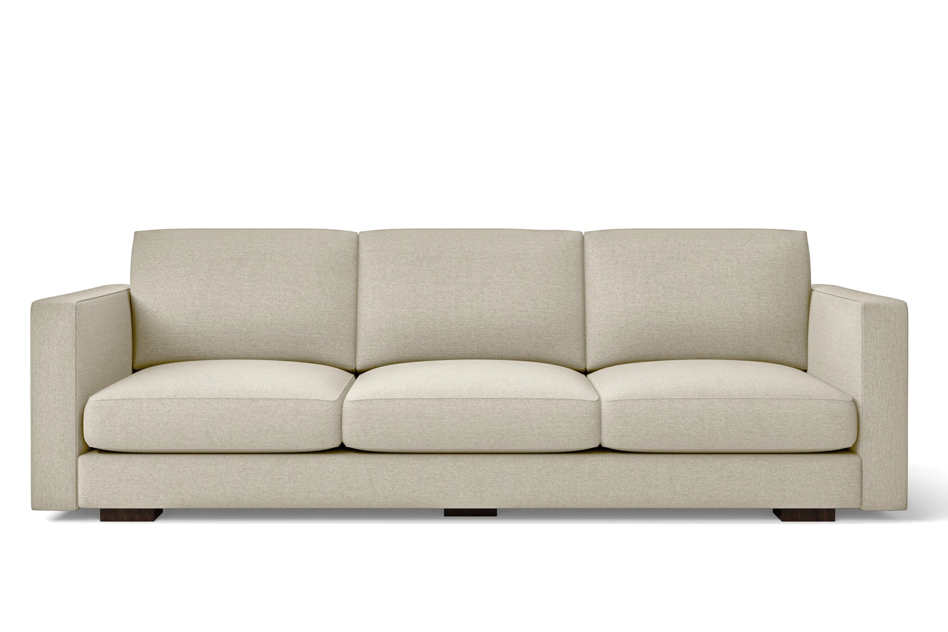 Messina 4 Seater Sofa Cream Linen Fabric