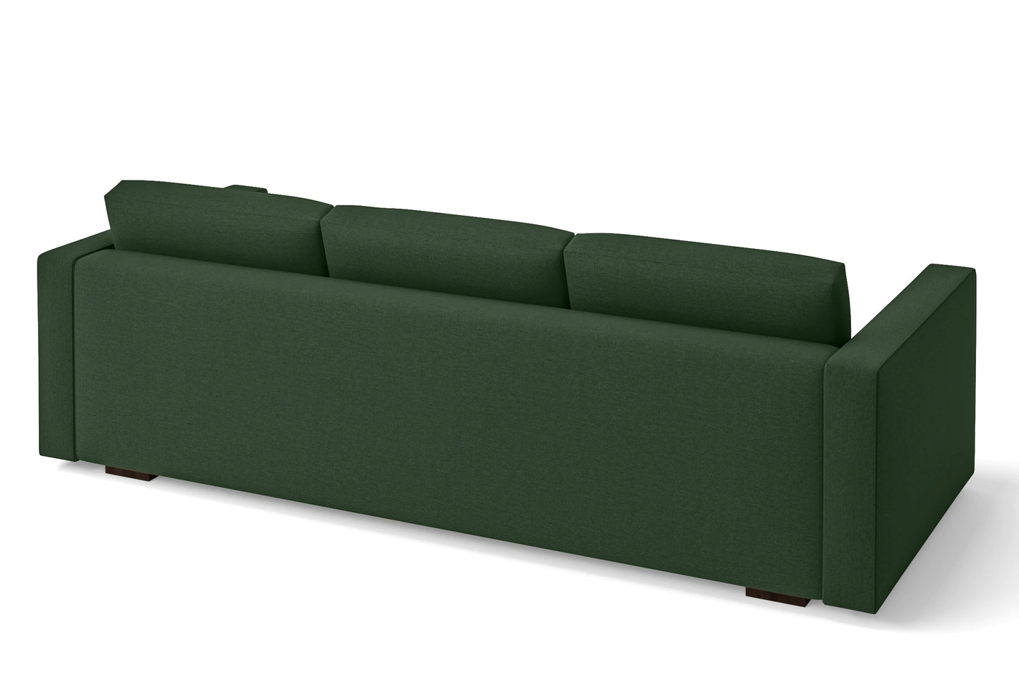 Messina 4 Seater Sofa Forest Green Linen Fabric