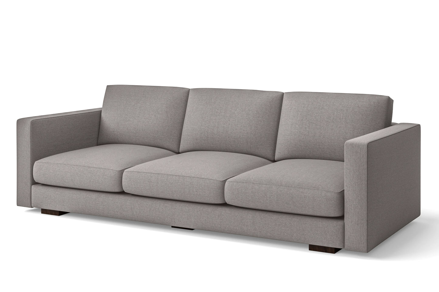 Messina 4 Seater Sofa Grey Linen Fabric