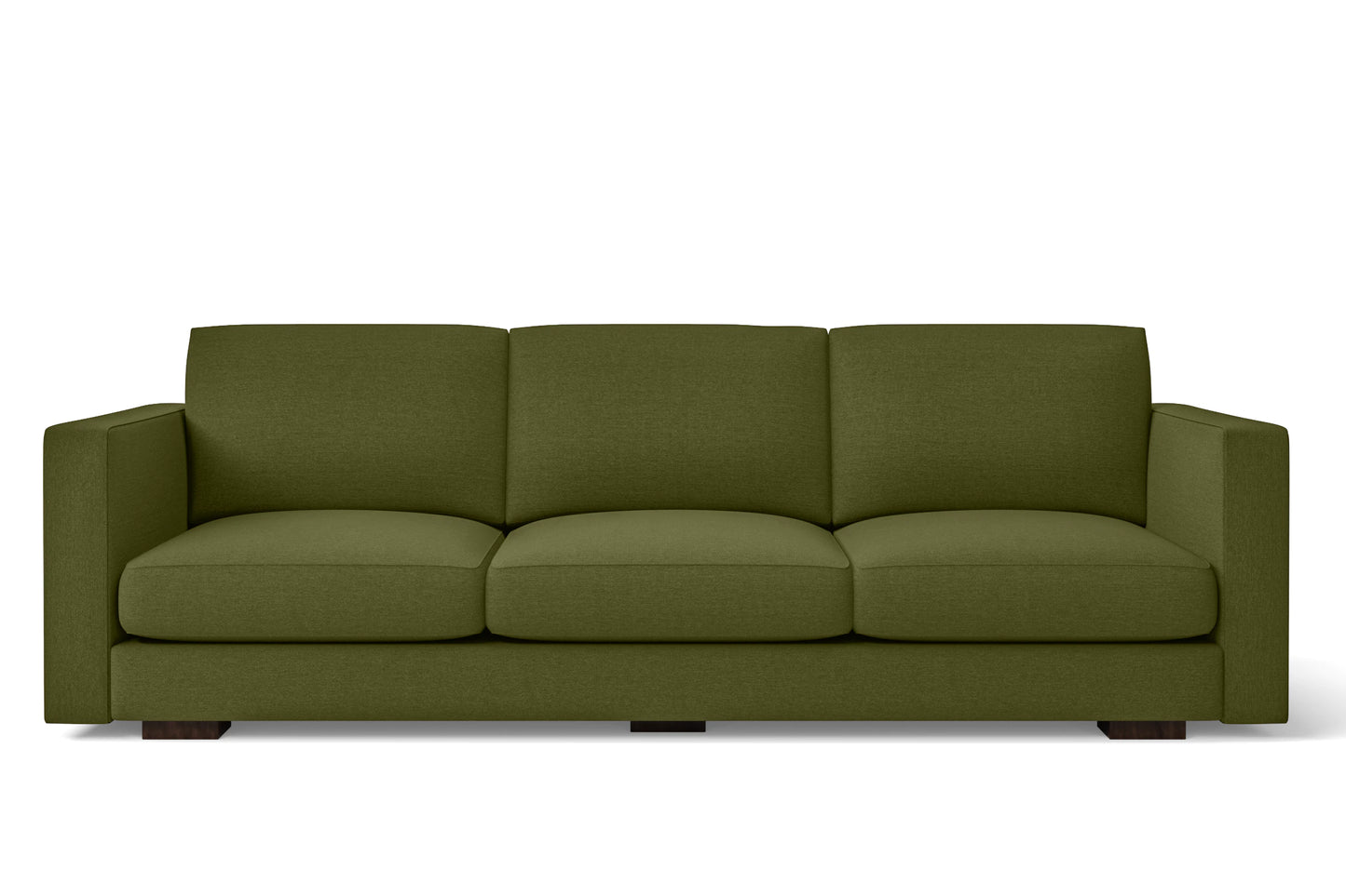 Messina 4 Seater Sofa Olive Linen Fabric