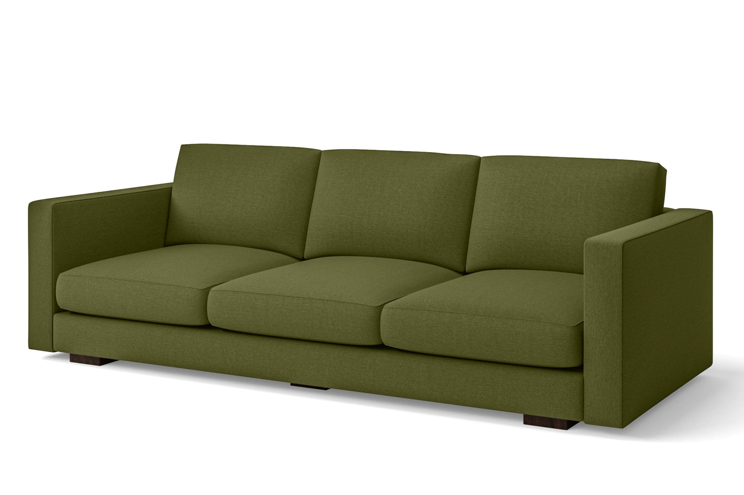 Messina 4 Seater Sofa Olive Linen Fabric