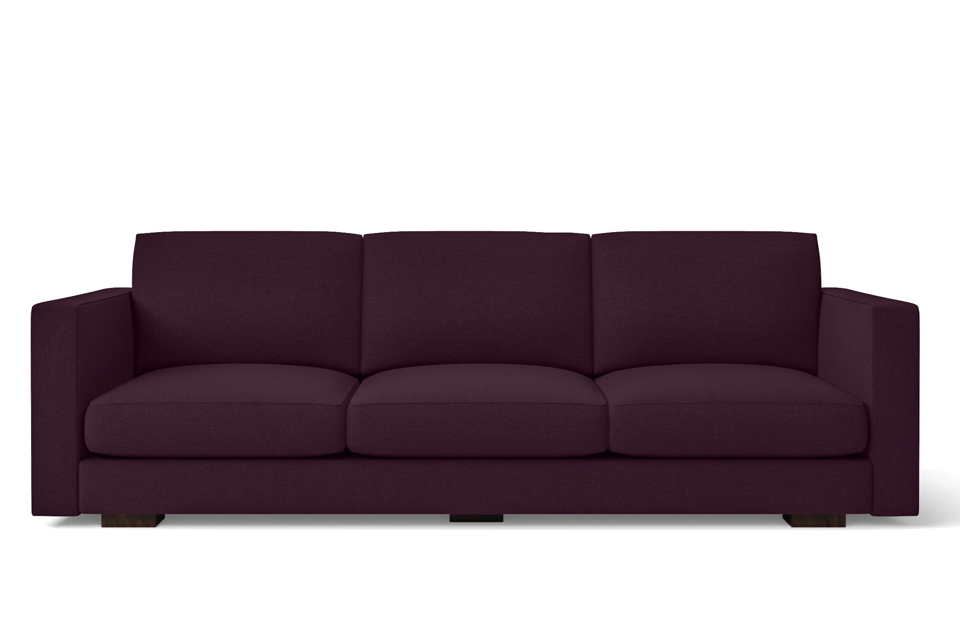 Messina 4 Seater Sofa Purple Linen Fabric