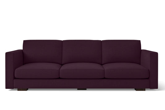 Messina 4 Seater Sofa Purple Linen Fabric