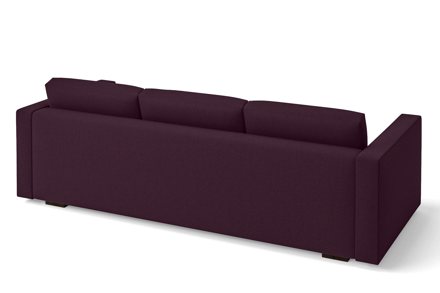 Messina 4 Seater Sofa Purple Linen Fabric