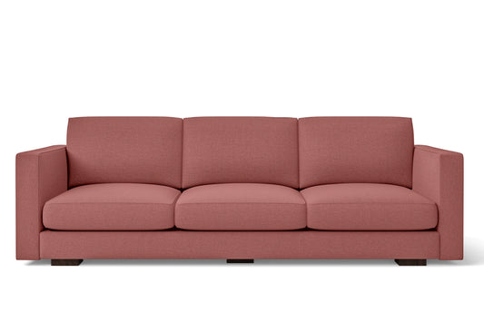 Messina 4 Seater Sofa Rose Pink Linen Fabric