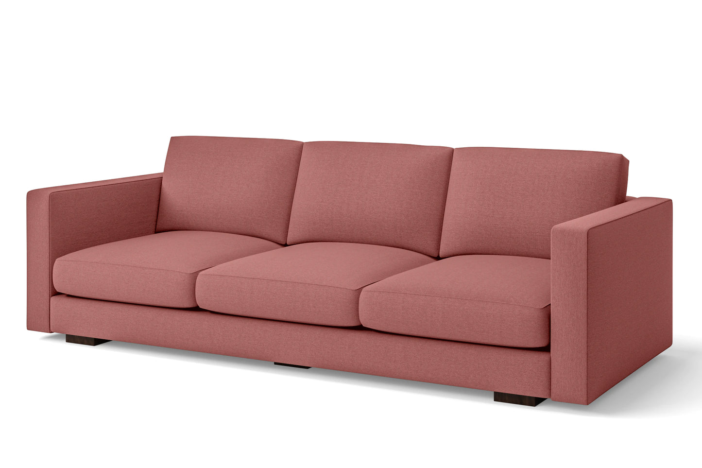 Messina 4 Seater Sofa Rose Pink Linen Fabric