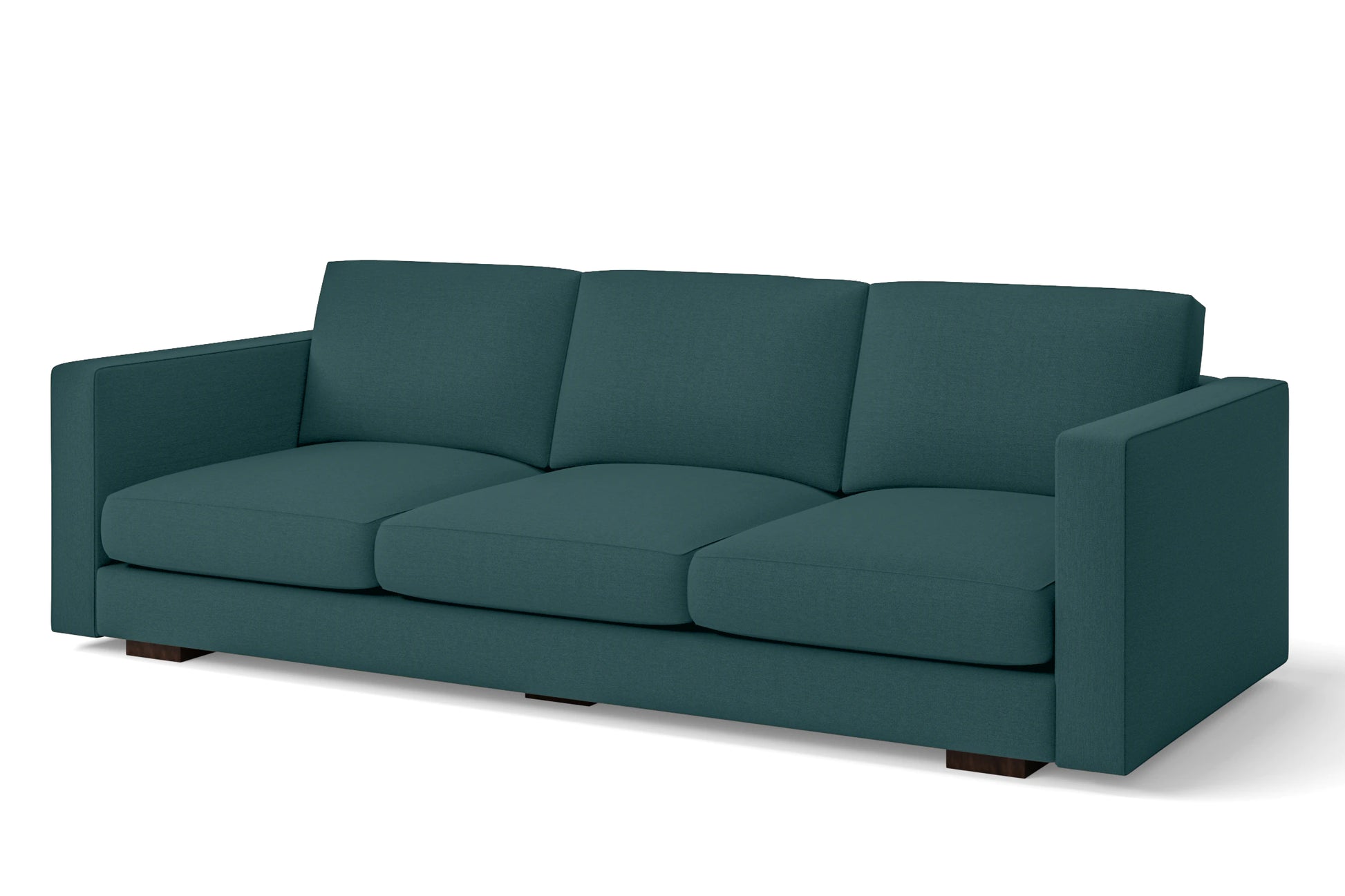 Messina 4 Seater Sofa Teal Linen Fabric