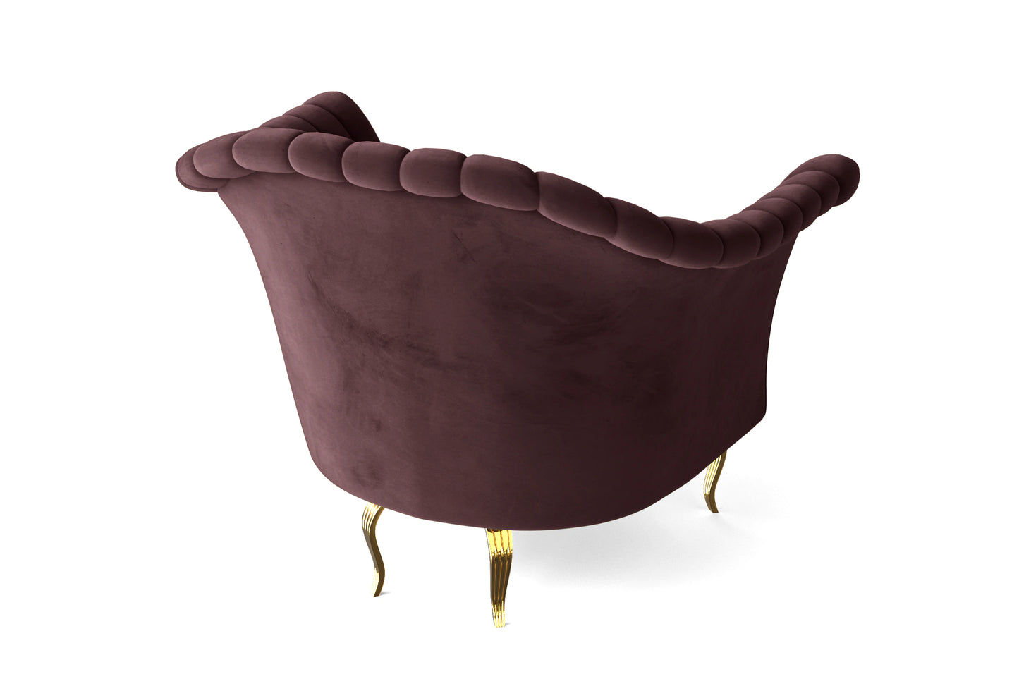 Milan Armchair Grape Velvet