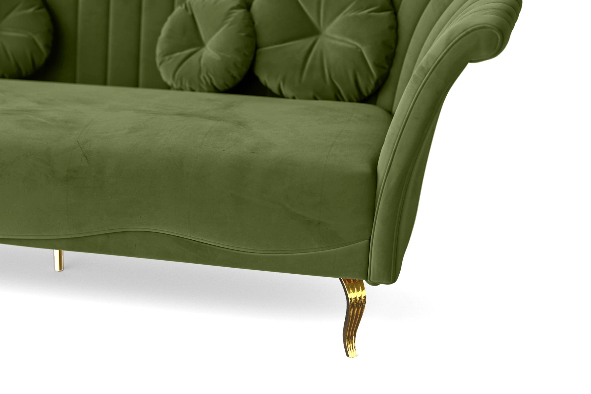 Milan Armchair Lime Velvet