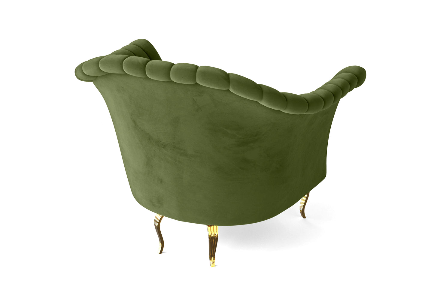 Milan Armchair Lime Velvet