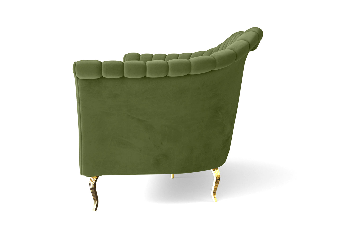 Milan Armchair Lime Velvet