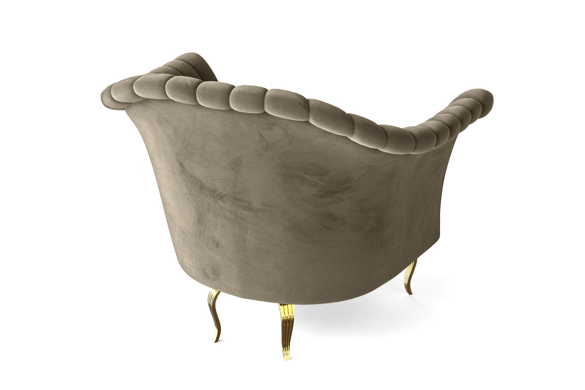 Milan Armchair Sand Velvet