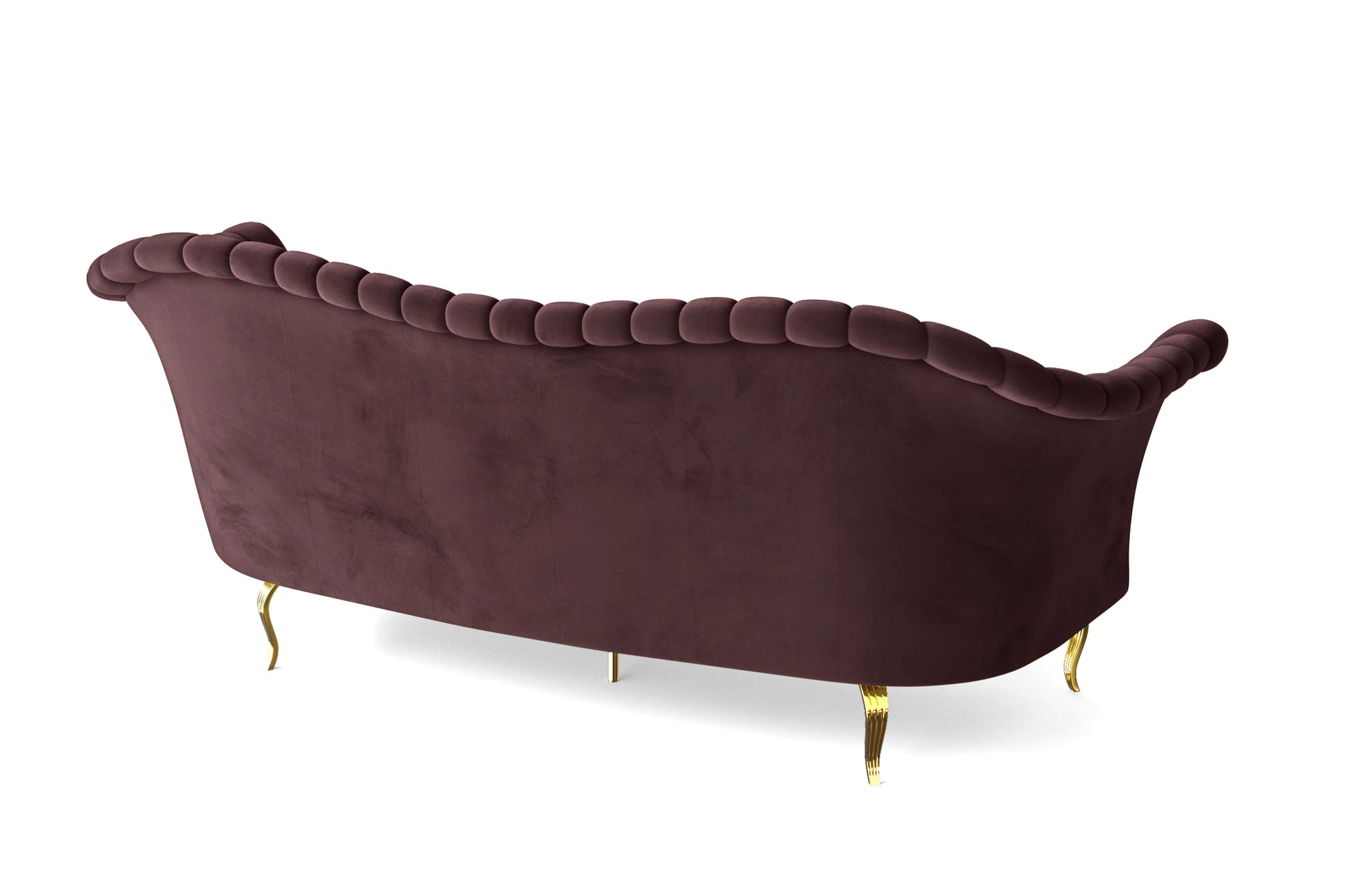 Milan 3 Seater Sofa Grape Velvet