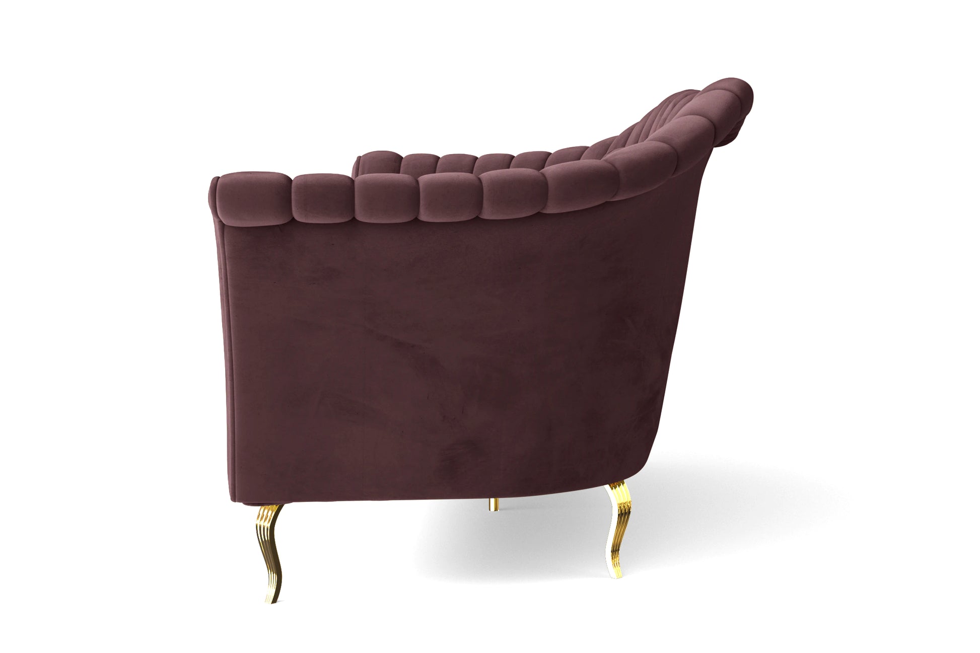 Milan 3 Seater Sofa Grape Velvet