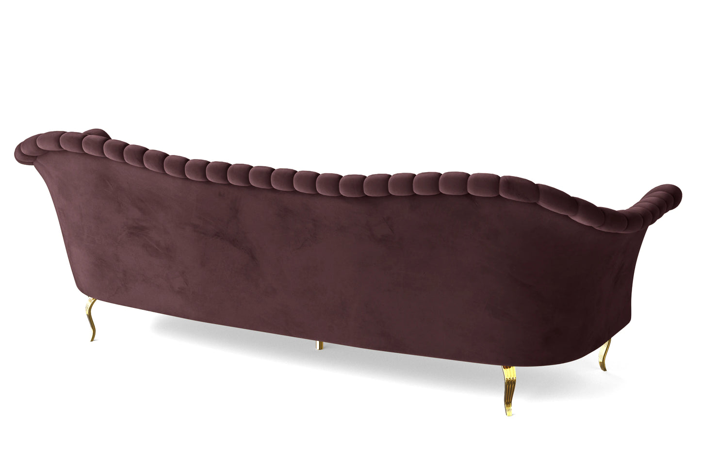 Milan 4 Seater Sofa Grape Velvet