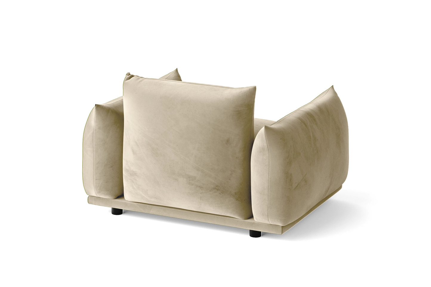 Minneapolis Armchair Cream Velvet