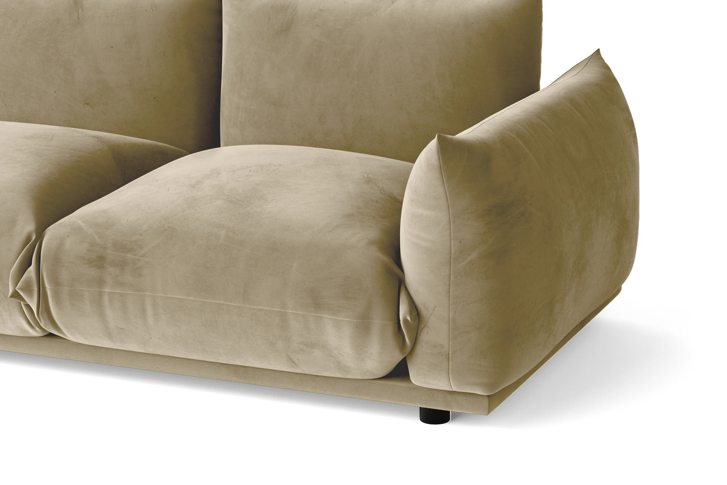 Minneapolis 2 Seater Sofa Cream Velvet