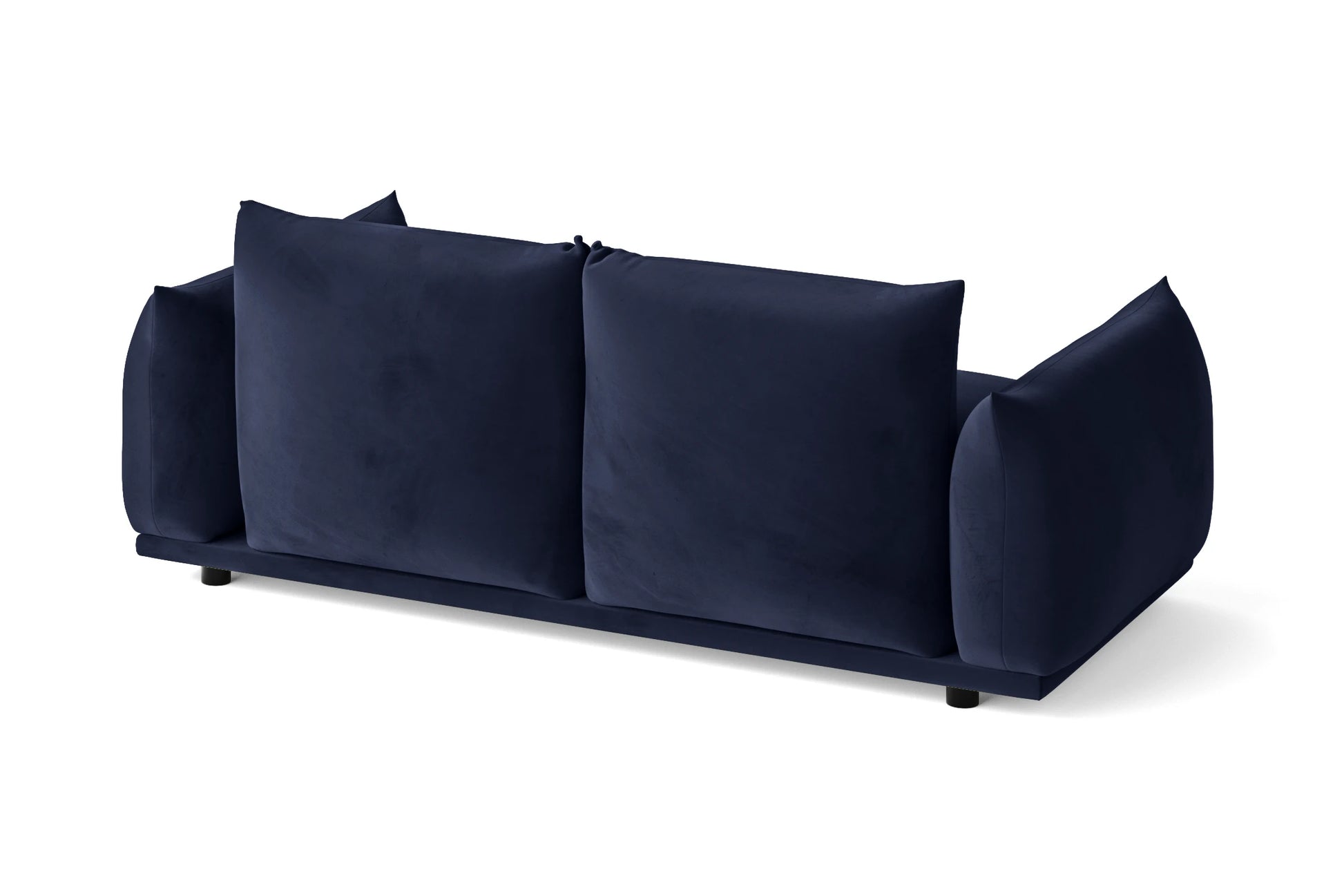 Minneapolis 2 Seater Sofa Dark Blue Velvet