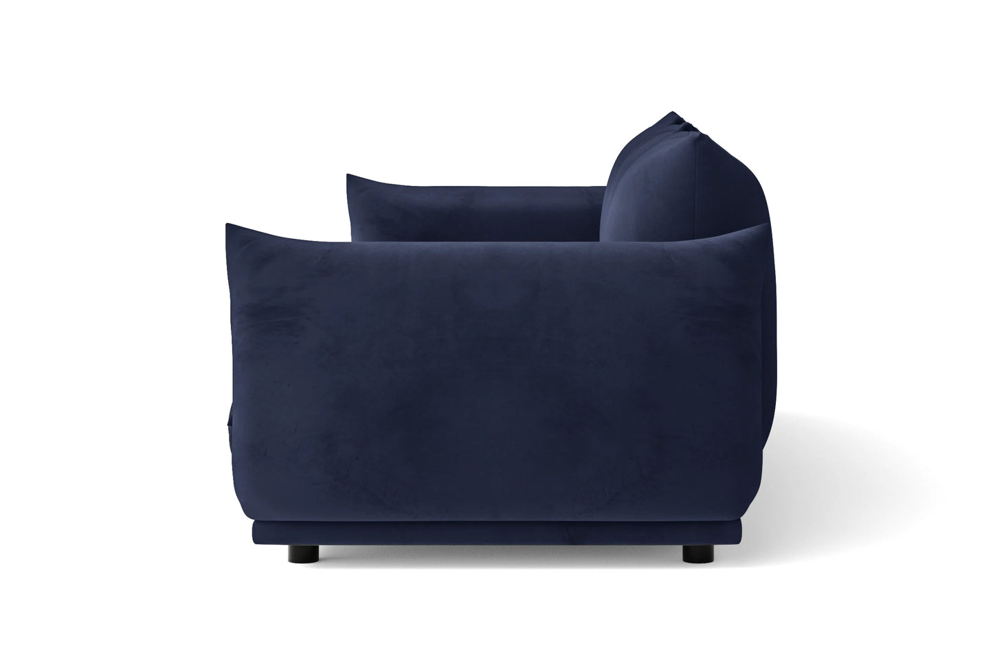 Minneapolis 2 Seater Sofa Dark Blue Velvet