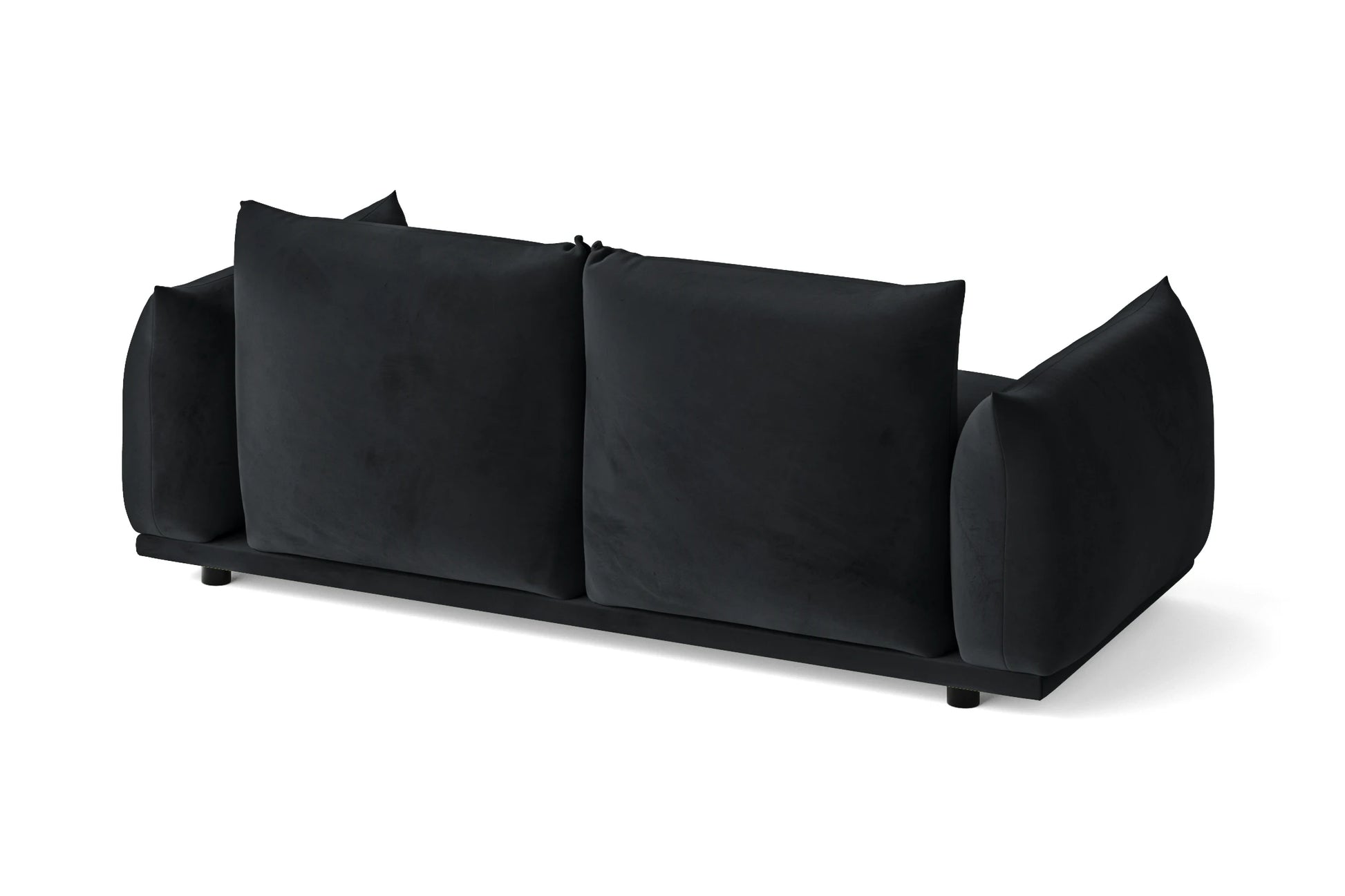 Minneapolis 2 Seater Sofa Dark Grey Velvet