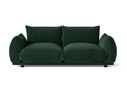 Minneapolis 2 Seater Sofa Green Velvet