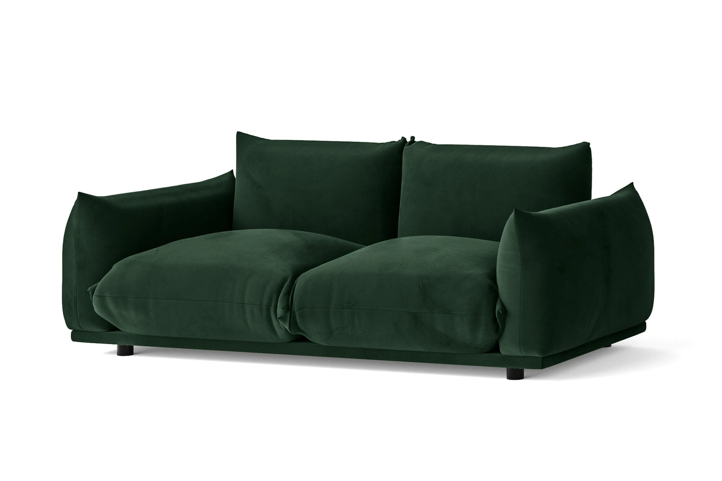 Minneapolis 2 Seater Sofa Green Velvet