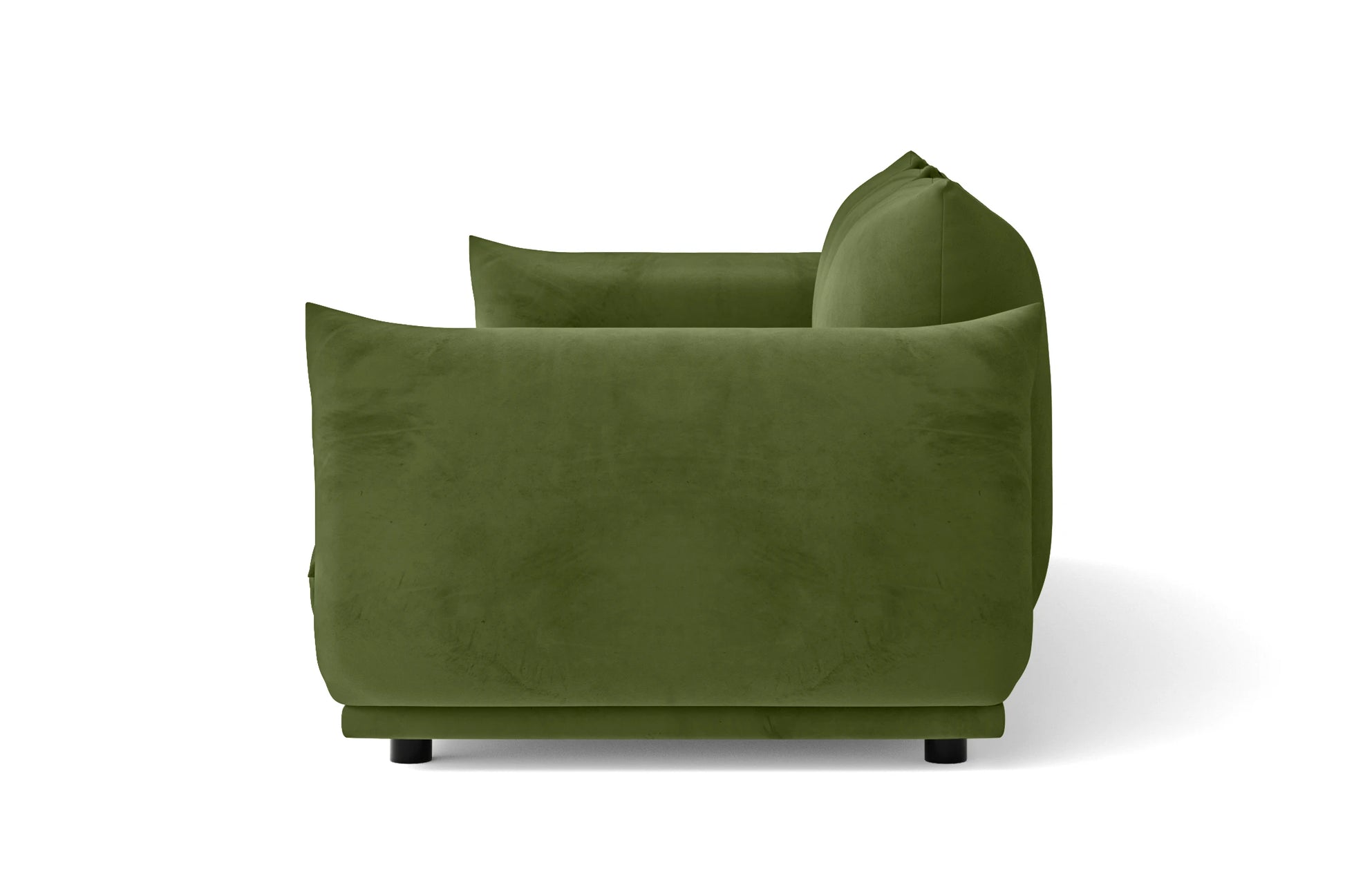 Minneapolis 2 Seater Sofa Lime Velvet