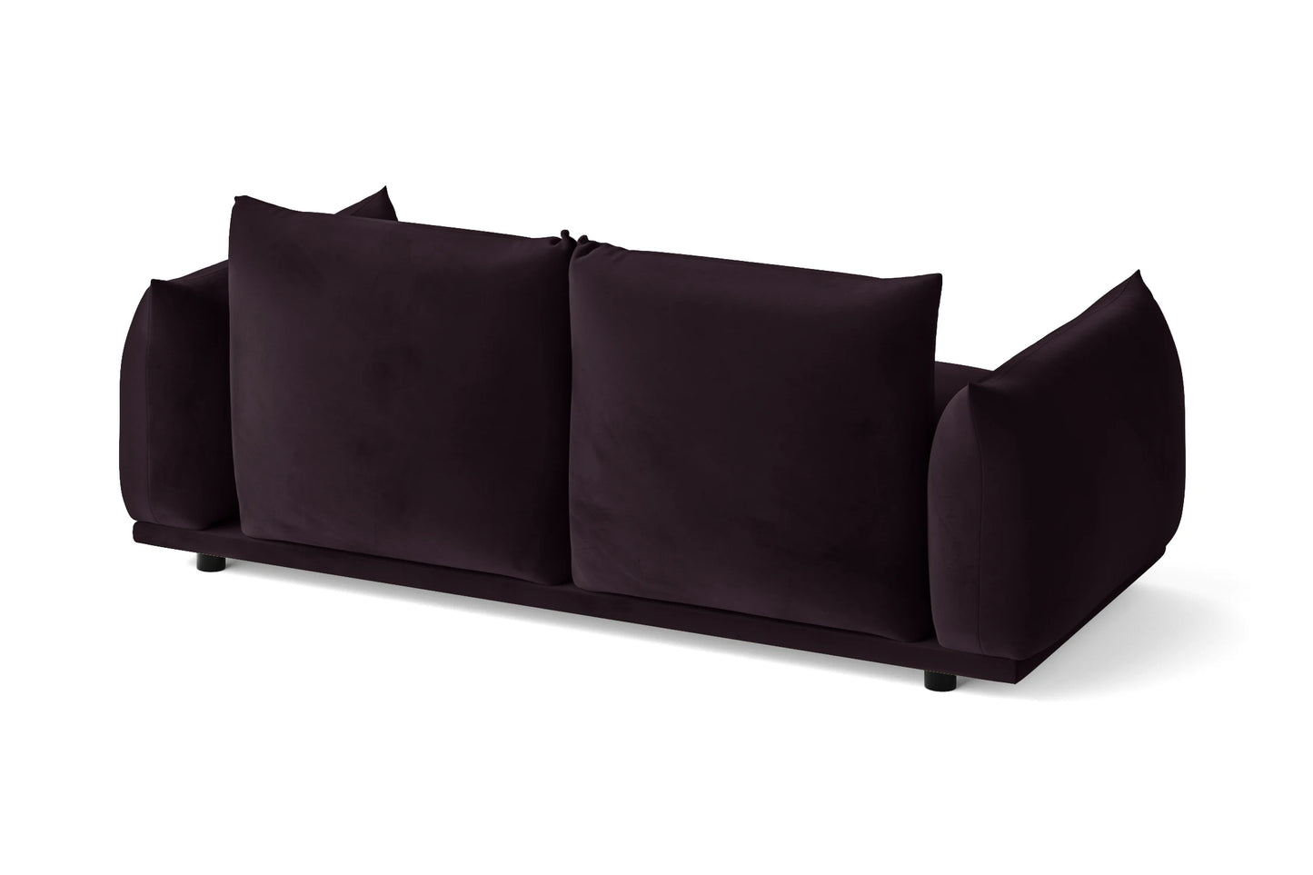 Minneapolis 2 Seater Sofa Purple Velvet