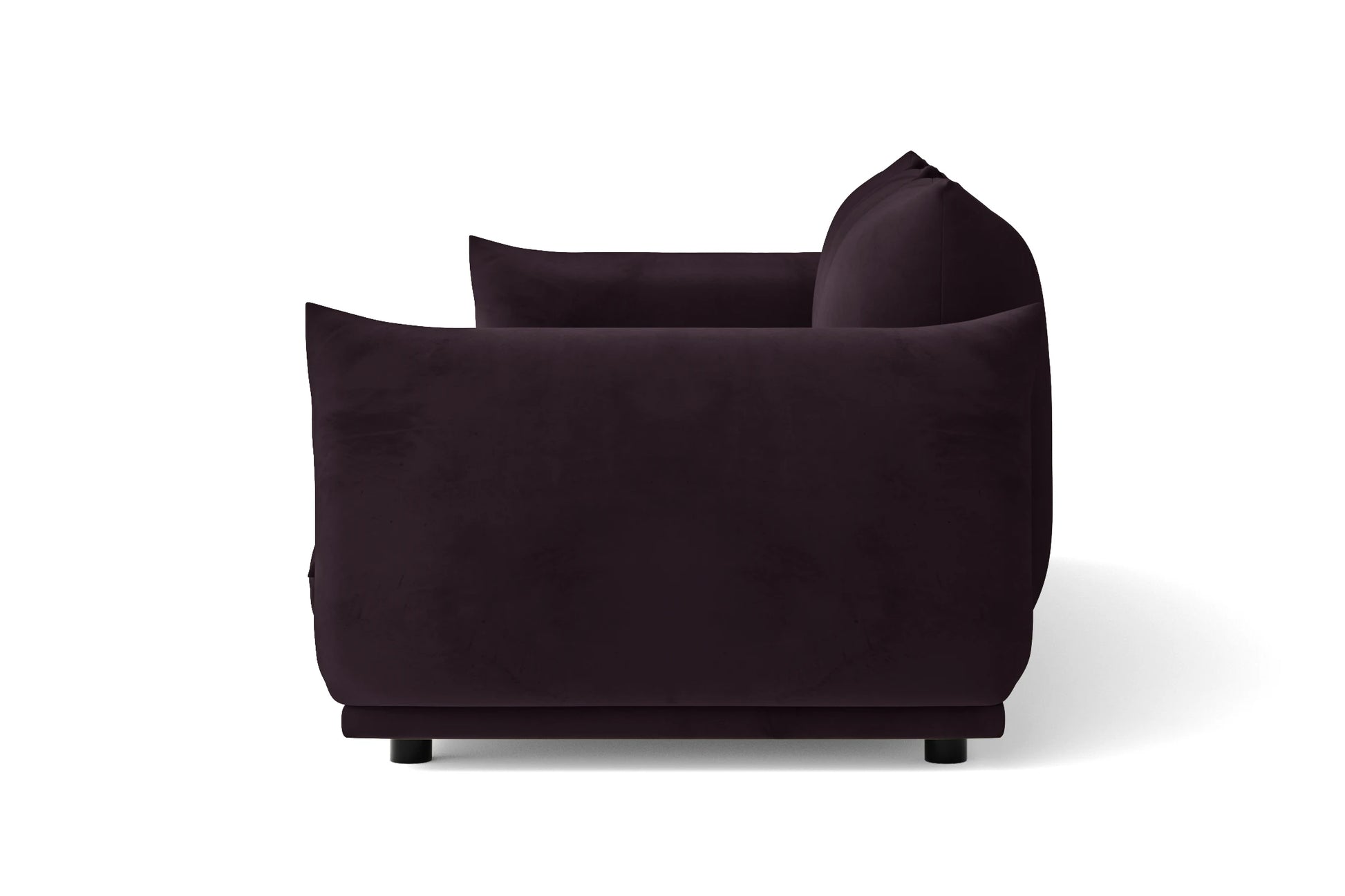 Minneapolis 2 Seater Sofa Purple Velvet