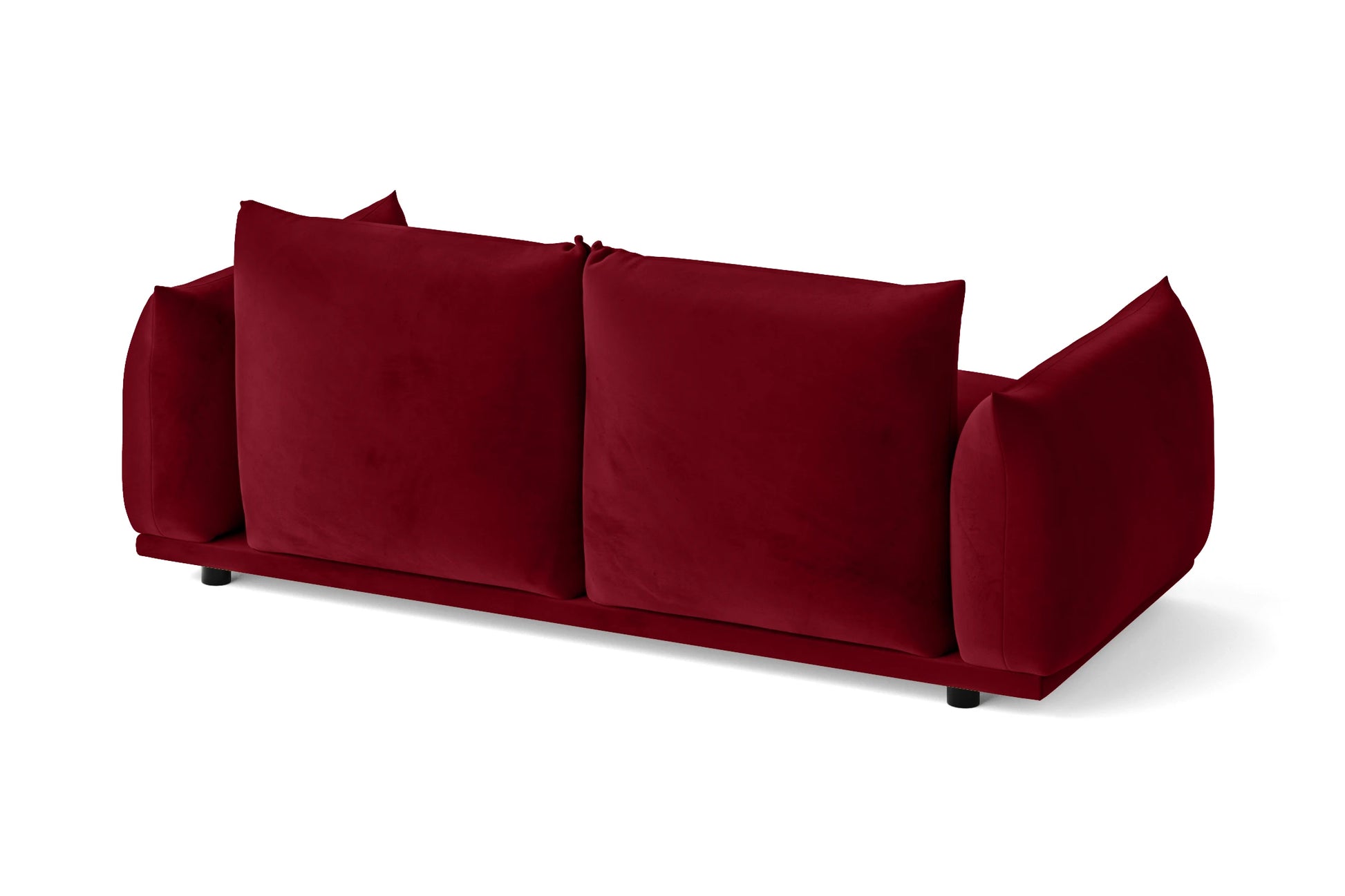 Minneapolis 2 Seater Sofa Red Velvet