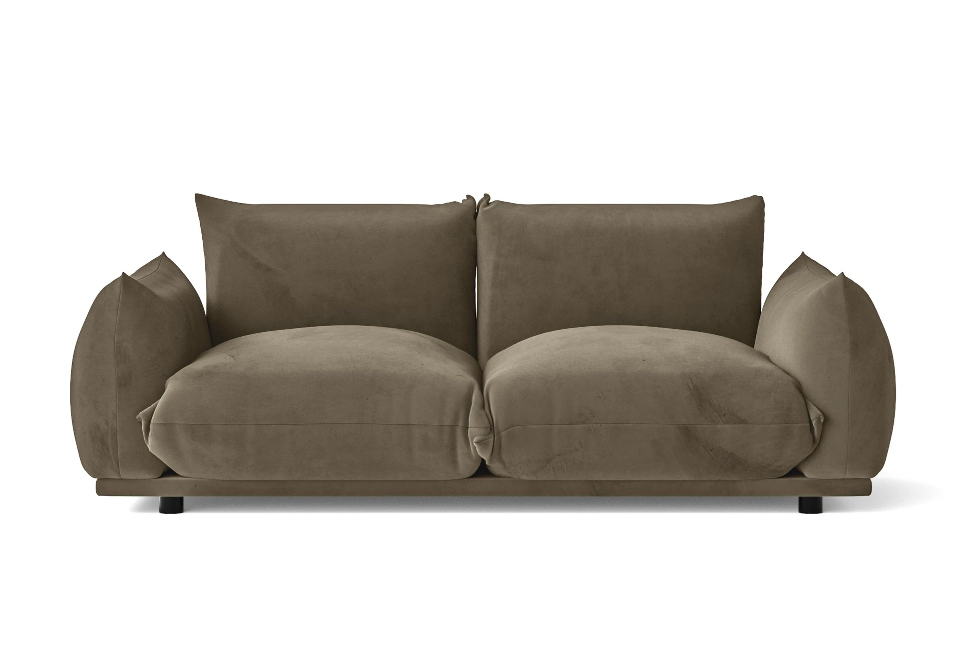 Minneapolis 2 Seater Sofa Sand Velvet