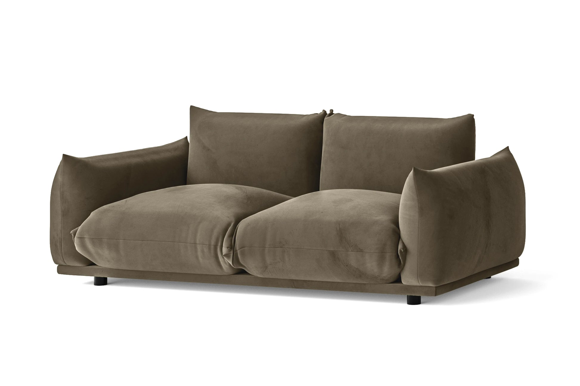 Minneapolis 2 Seater Sofa Sand Velvet