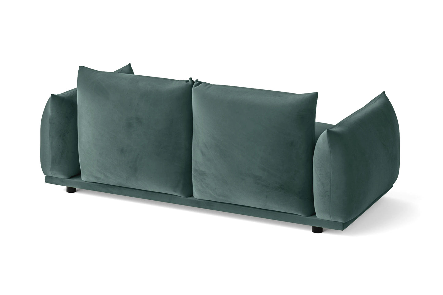 Minneapolis 2 Seater Sofa Teal Velvet