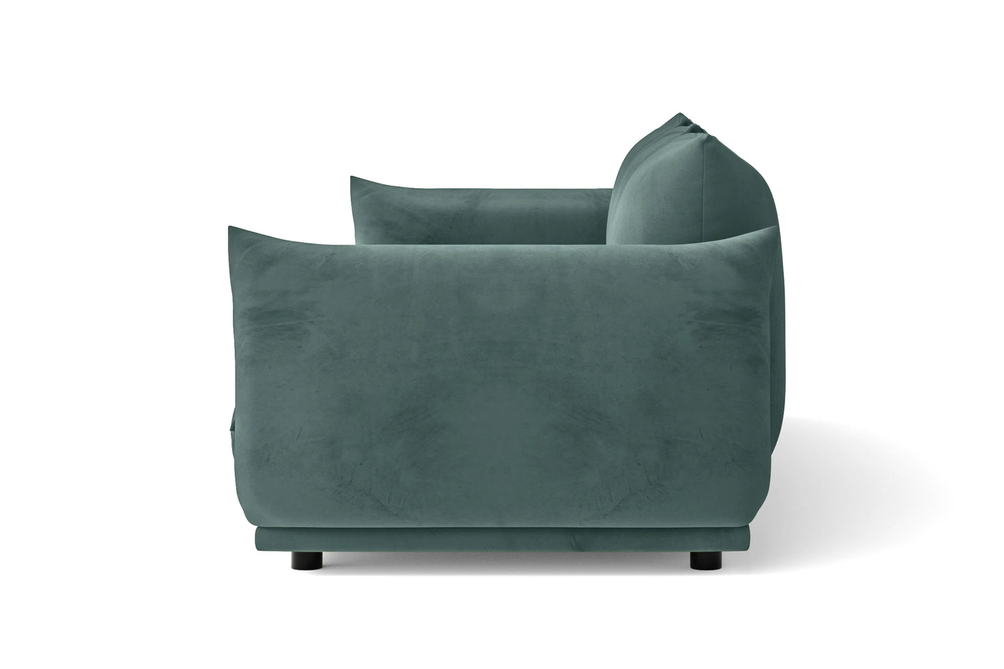 Minneapolis 2 Seater Sofa Teal Velvet