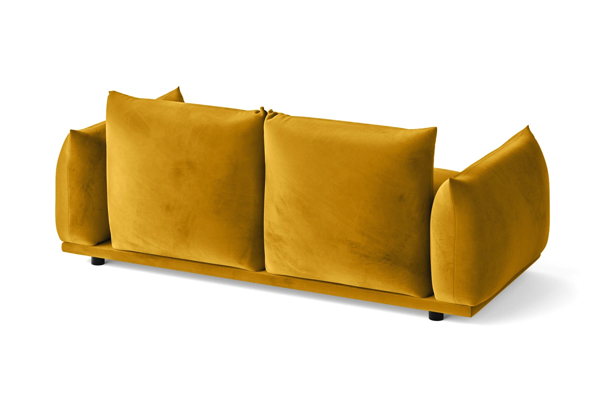 Minneapolis 2 Seater Sofa Yellow Velvet