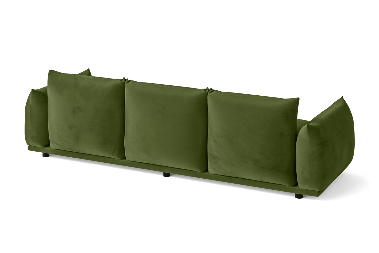 Minneapolis 3 Seater Sofa Lime Velvet