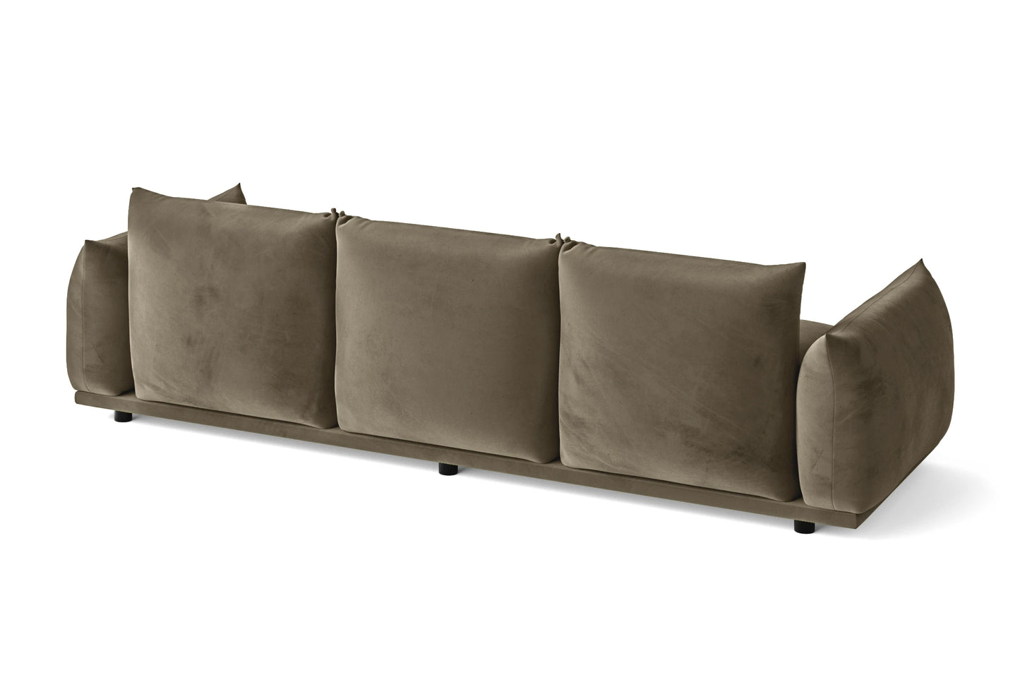 Minneapolis 3 Seater Sofa Sand Velvet