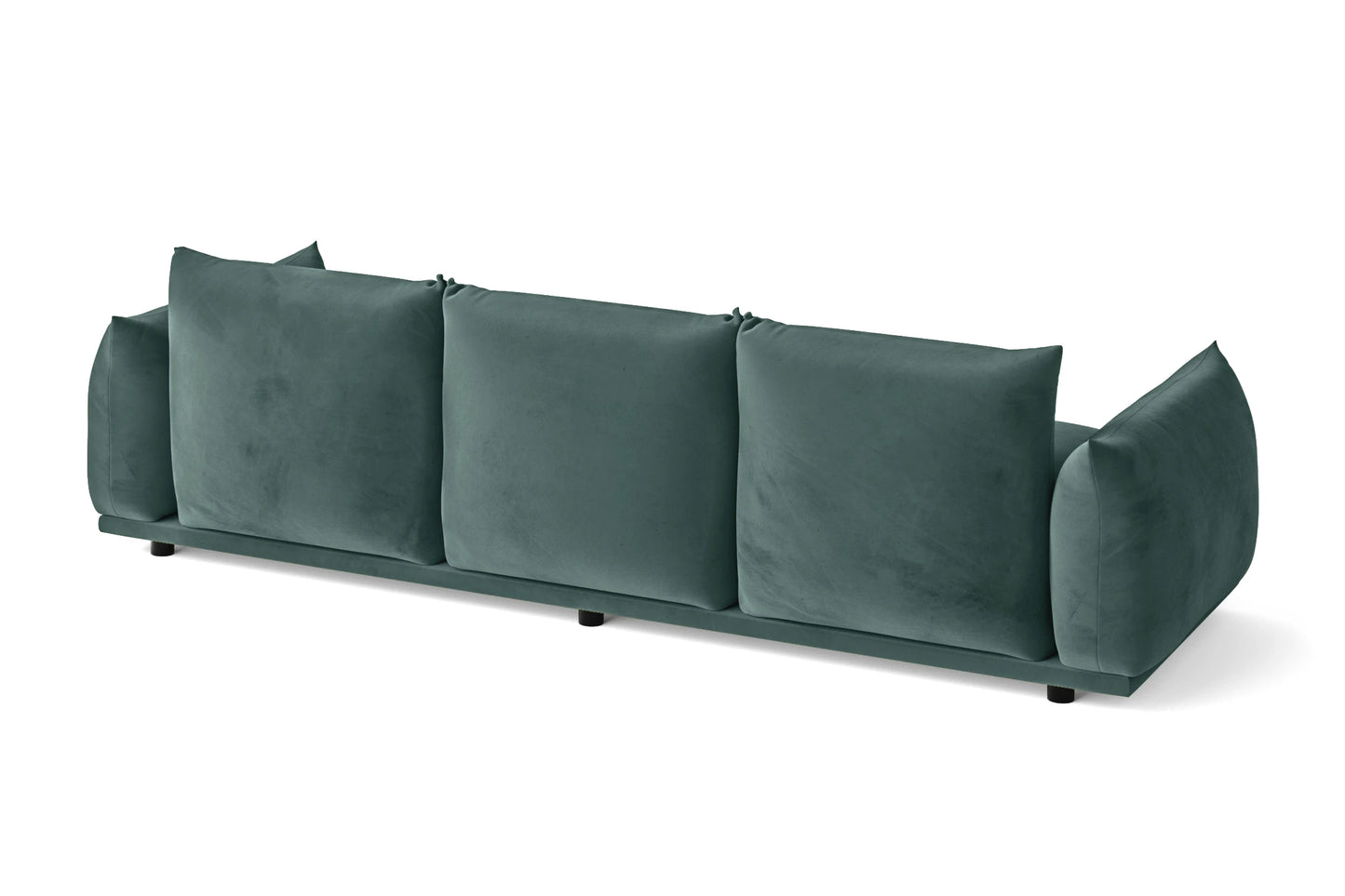 Minneapolis 3 Seater Sofa Teal Velvet