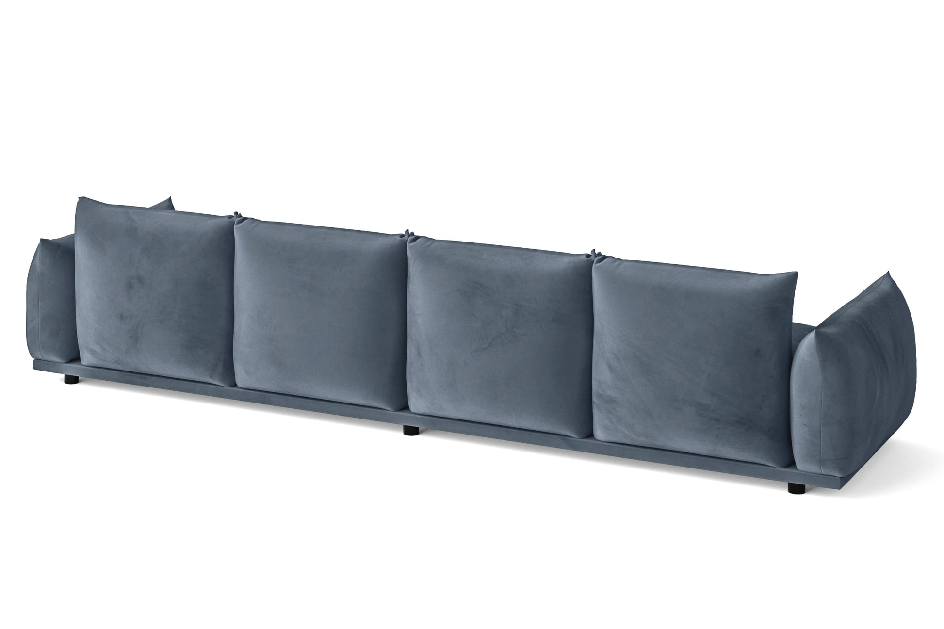 Minneapolis 4 Seater Sofa Baby Blue Velvet